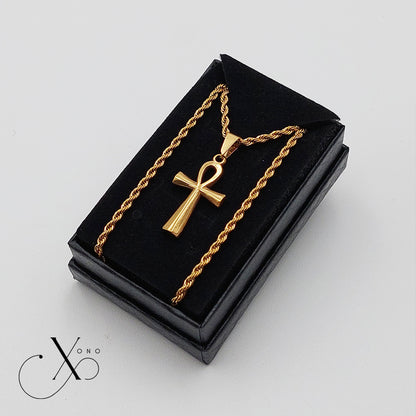 Gold Ankh Necklace