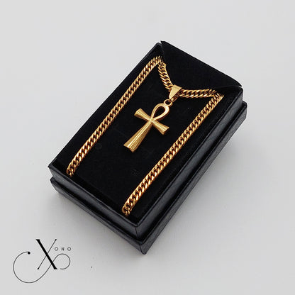 Gold Ankh Necklace