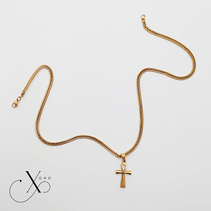 Gold Ankh Necklace