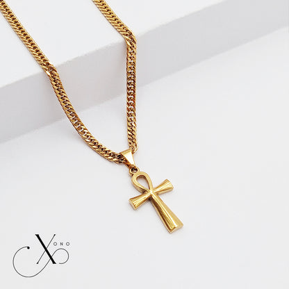 Gold Ankh Necklace