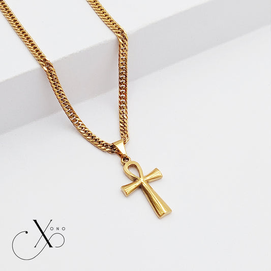 Gold Ankh Necklace