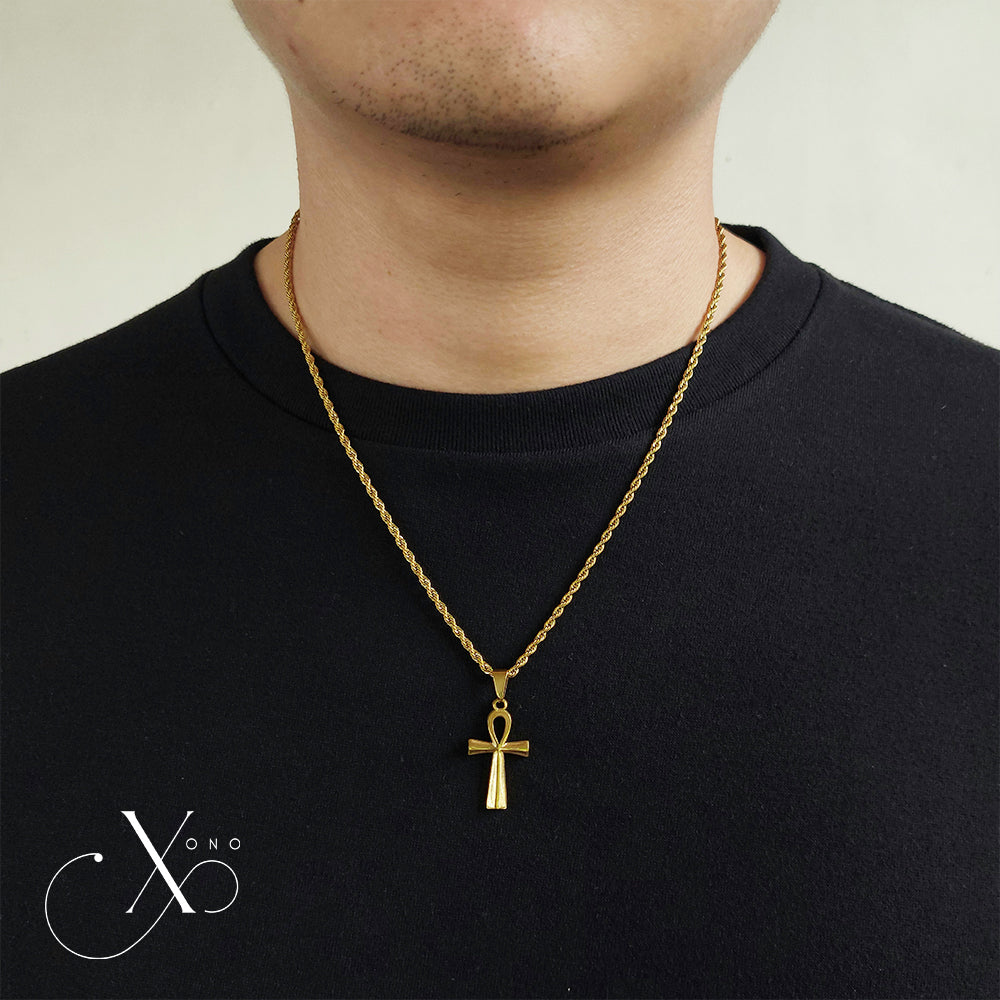 Gold Ankh Necklace