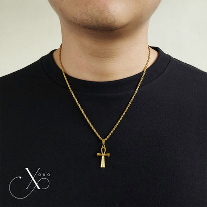 Gold Ankh Necklace