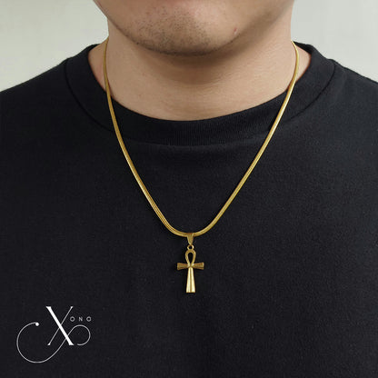Gold Ankh Necklace