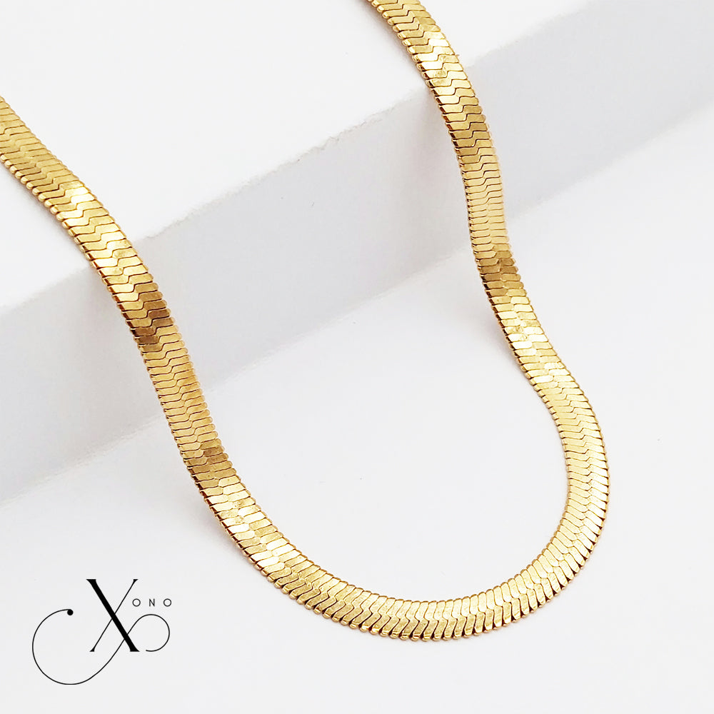 Flat Snake Necklace