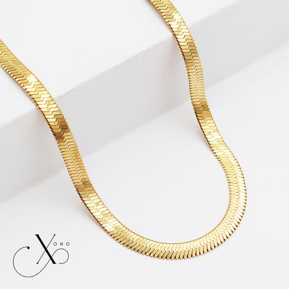 Flat Snake Necklace