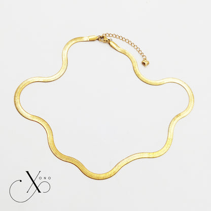 Flat Snake Necklace