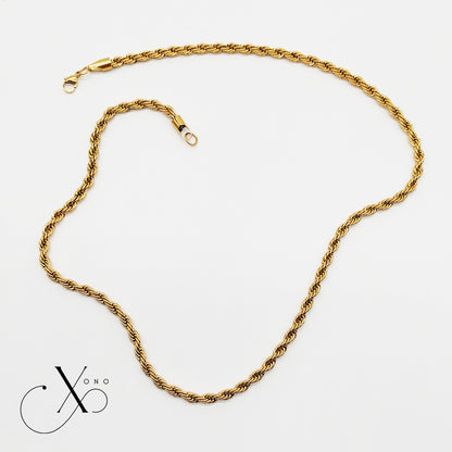 Rope Necklace & Bracelet Set