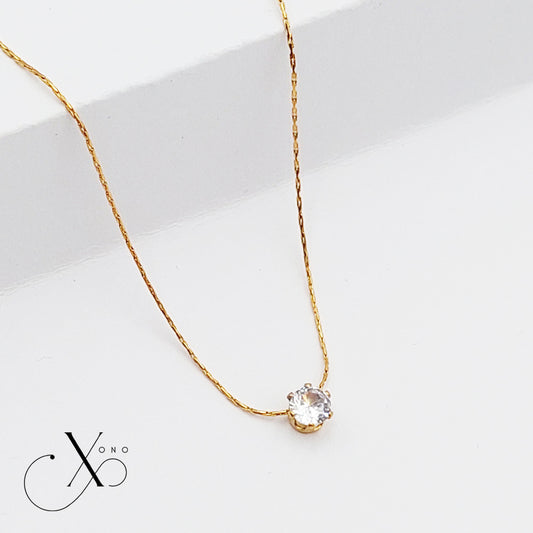 Minimalist Crystal Necklace