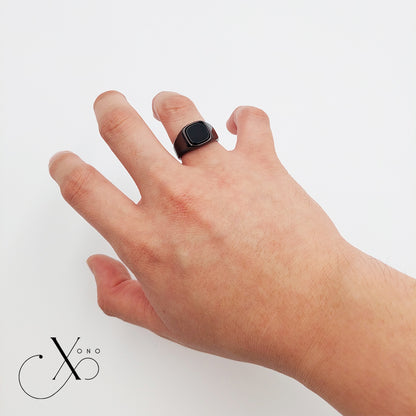 Midnight Black Ring