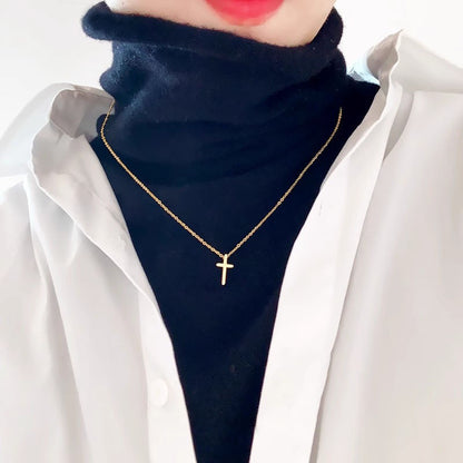 Golden Cross Necklace
