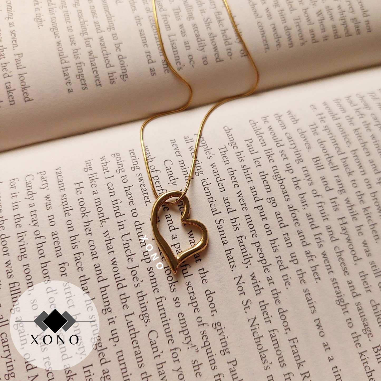 Hollow Heart Necklace